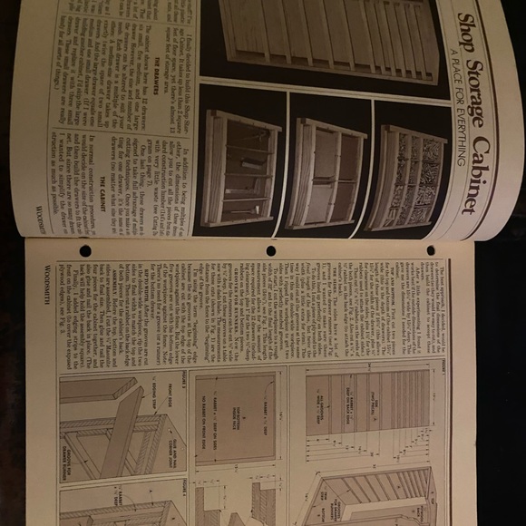 🎉5/$10🎉 Woodsmith magazine number 25 January / February 1983 oak coffee table - Picture 3 of 8